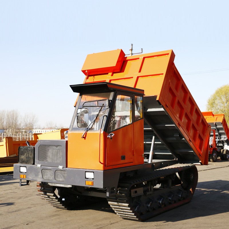 履带爬山虎运输车定制厂家1吨3吨履带自卸车10吨履带运输车图2