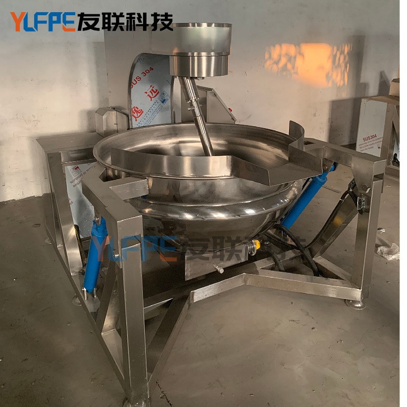 燃气行星搅拌炒锅 高粘度辣椒酱行星炒锅 商用中央厨房炒菜设备图2