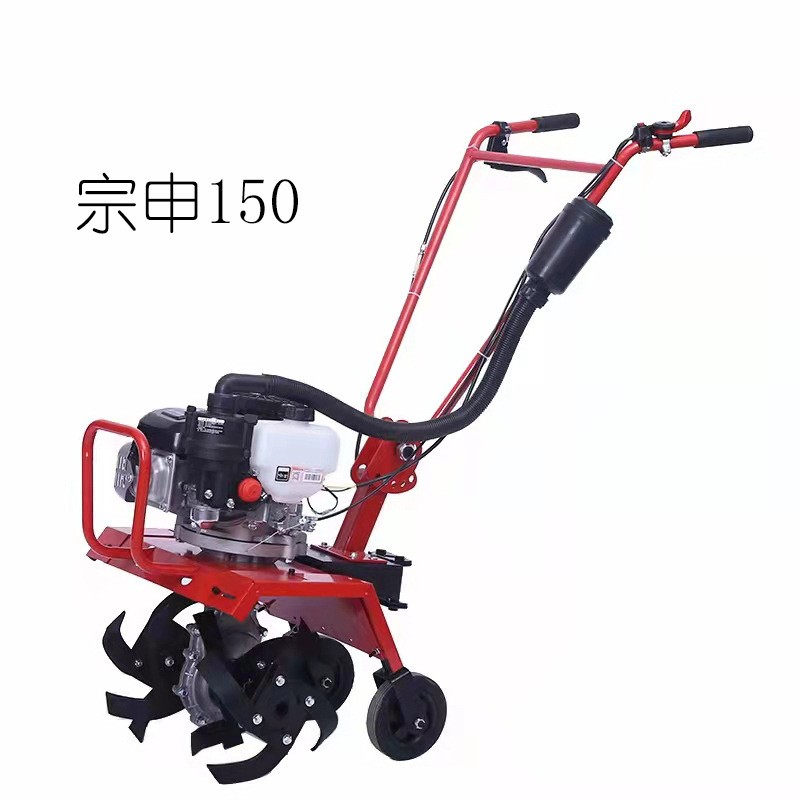 翻土机多功能除草机 农田工具园林宗申微耕机 农用汽油小型旋耕机图3