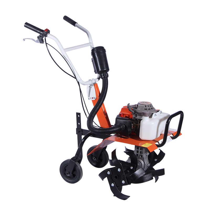 定制批发农用小型翻土机多功能除草机耕田机犁地翻土松土微耕机图5