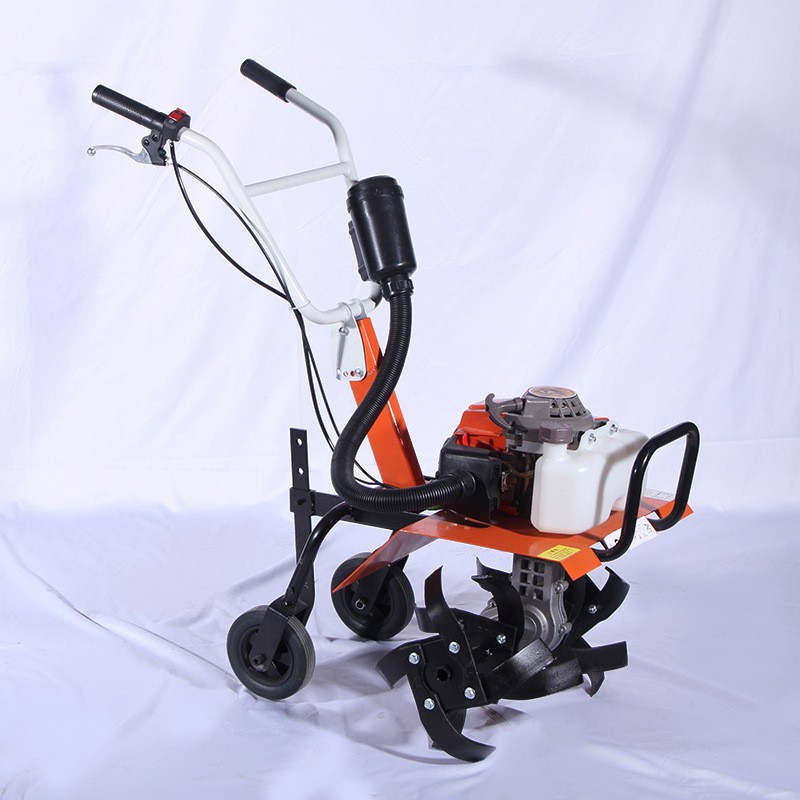 定制批发农用小型翻土机多功能除草机耕田机犁地翻土松土微耕机图3