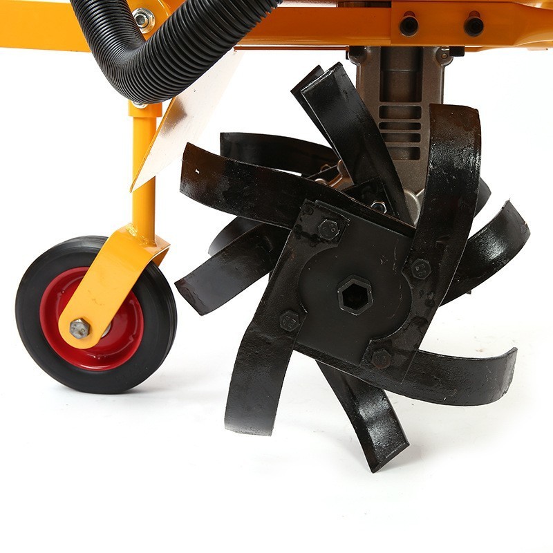 小型农用松土机多功能除草机48动力锄地机翻土机大马力微耕机图4