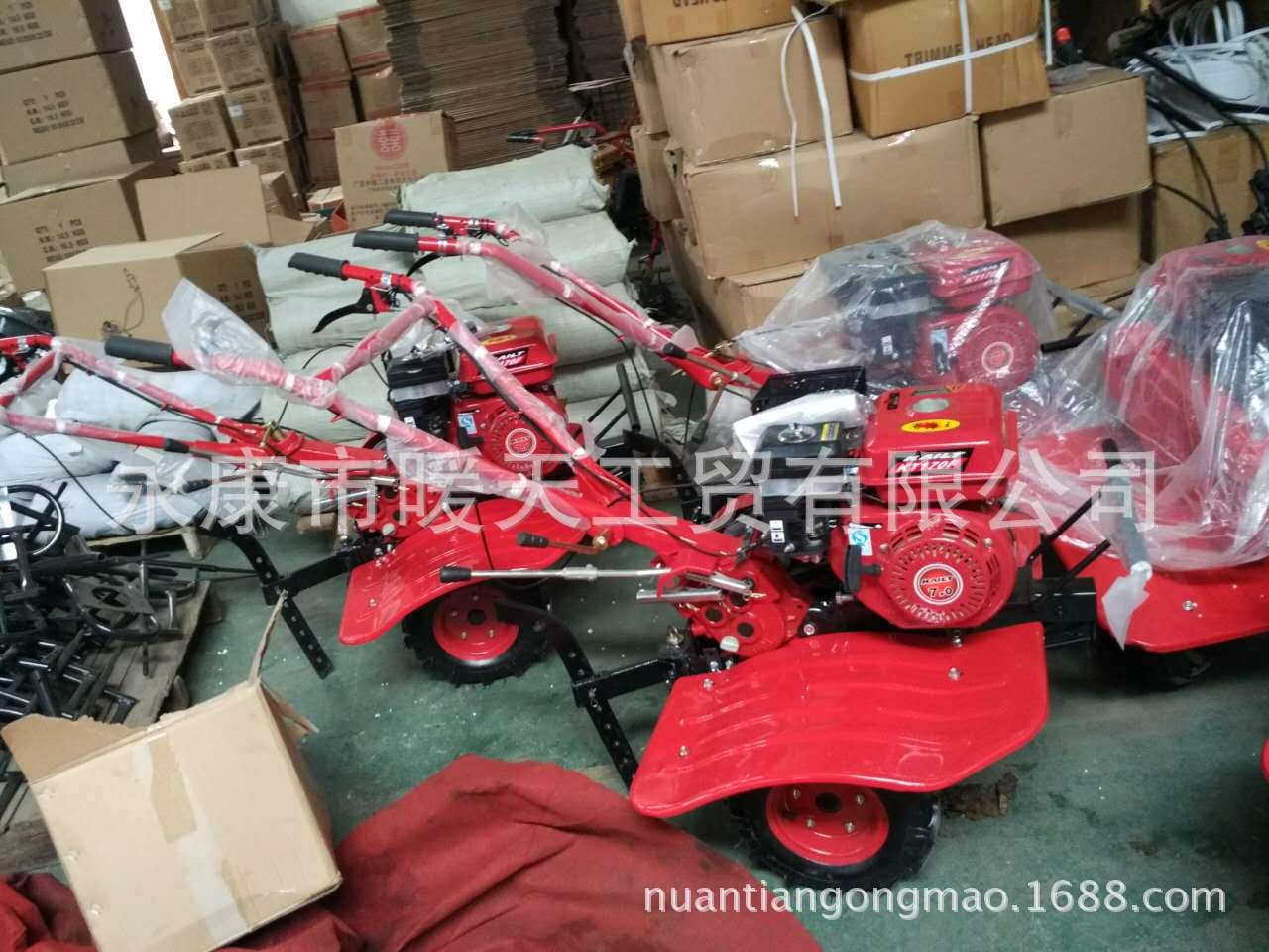 厂家直供微耕机7.0HP高效旋耕机,松土机图3