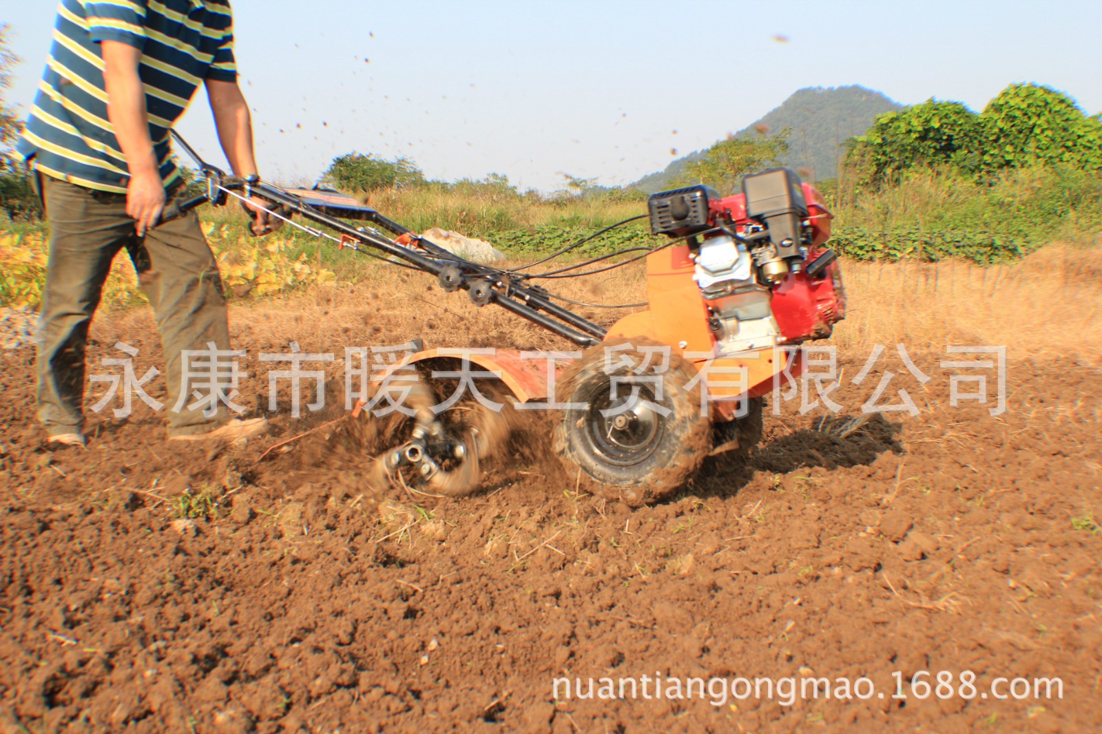 [厂家直供]170F汽油/柴油微耕机，农耕机，旋耕机图3