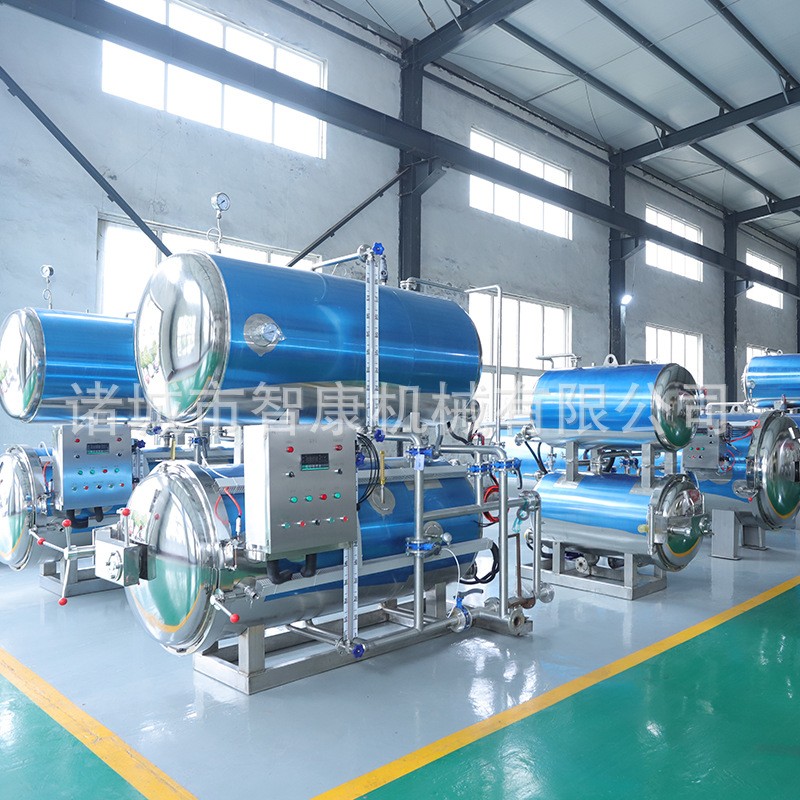 真空杀菌锅 罐头高温高压肉制品水浴式杀菌釜 熟食豆制品灭菌设备图5