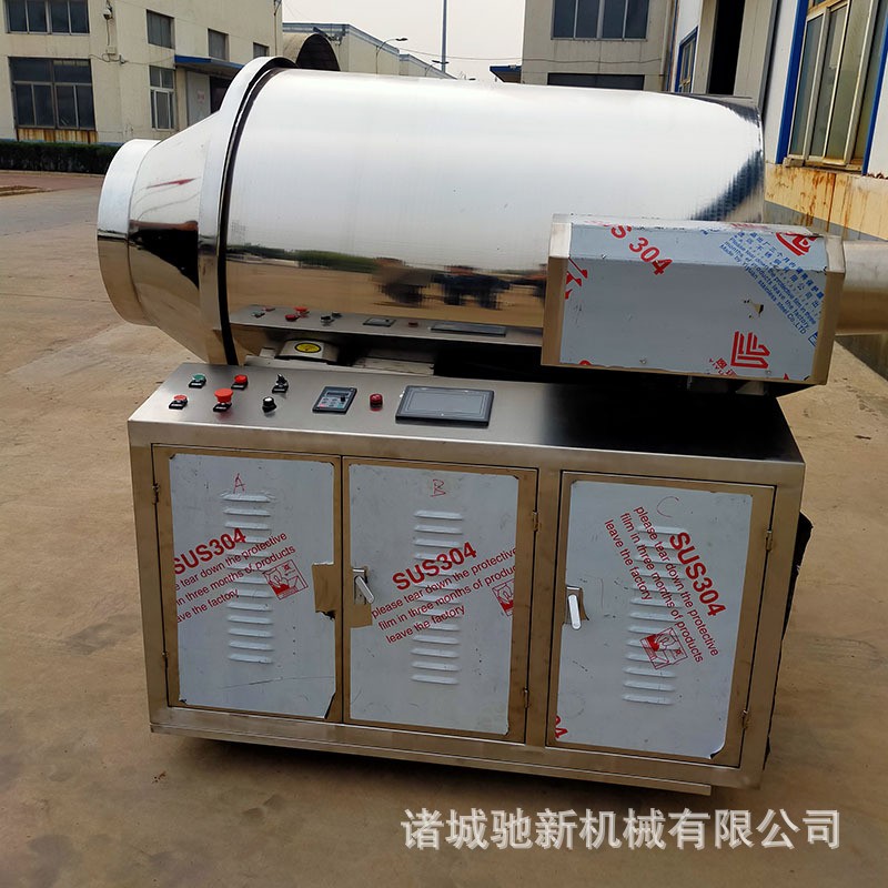 辣椒电磁炒货机 豆粕炒货机 大型全自动电磁滚筒炒锅 炒莜 麦 机器图4