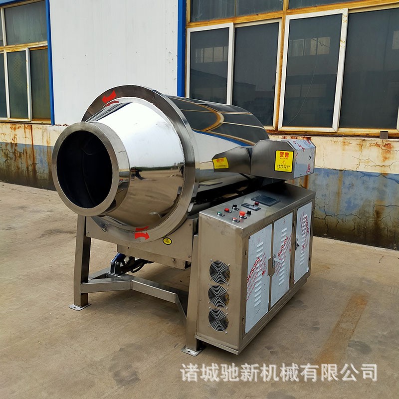 辣椒电磁炒货机 豆粕炒货机 大型全自动电磁滚筒炒锅 炒莜 麦 机器图2