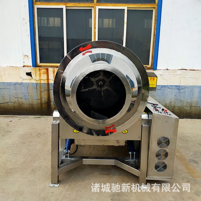 辣椒电磁炒货机 豆粕炒货机 大型全自动电磁滚筒炒锅 炒莜 麦 机器图5