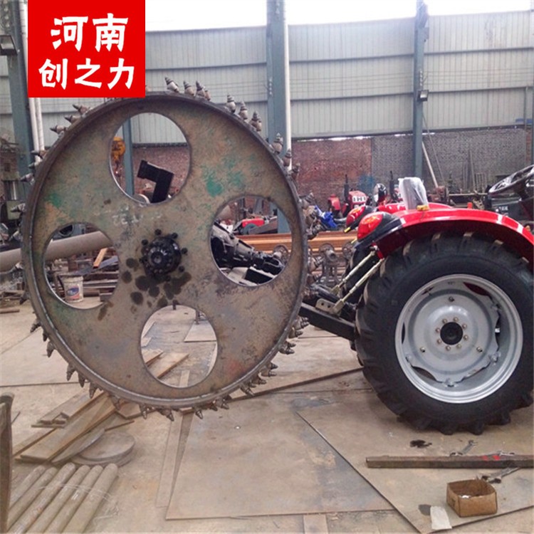 路边沟渠挖沟机 马路牙子路沿石开槽机 拖拉机悬挂式开沟机刨沟机图3