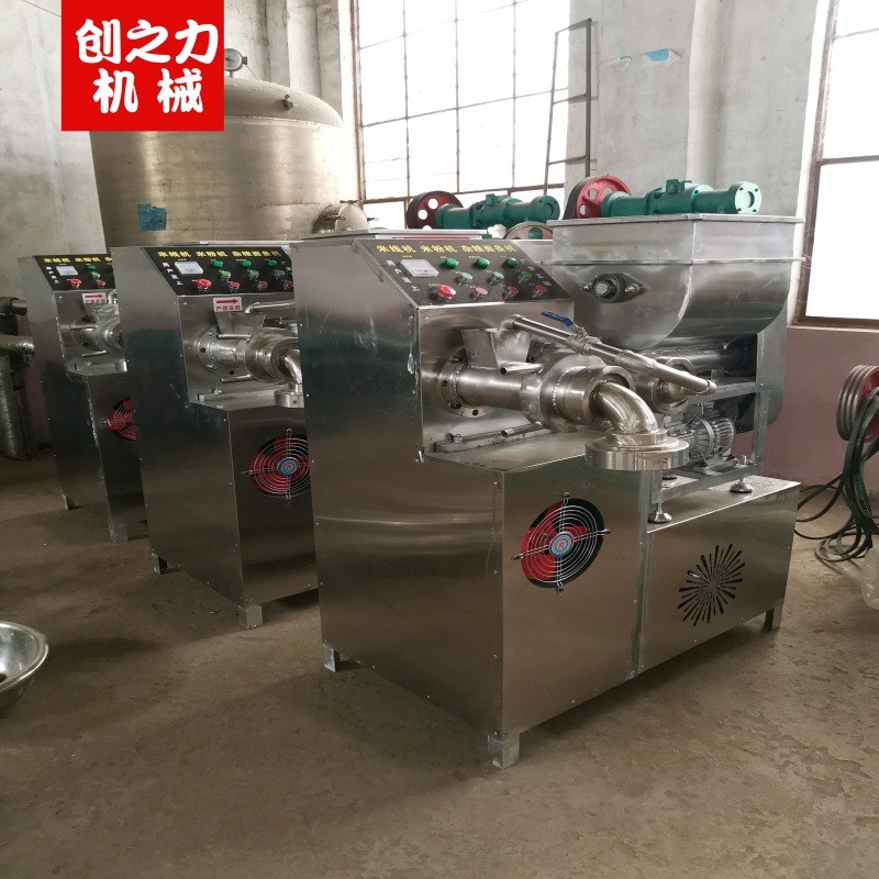 小型自熟年糕机 商用打粉制作鲜榨米粉机 云南米线机 宽粉河粉机图3