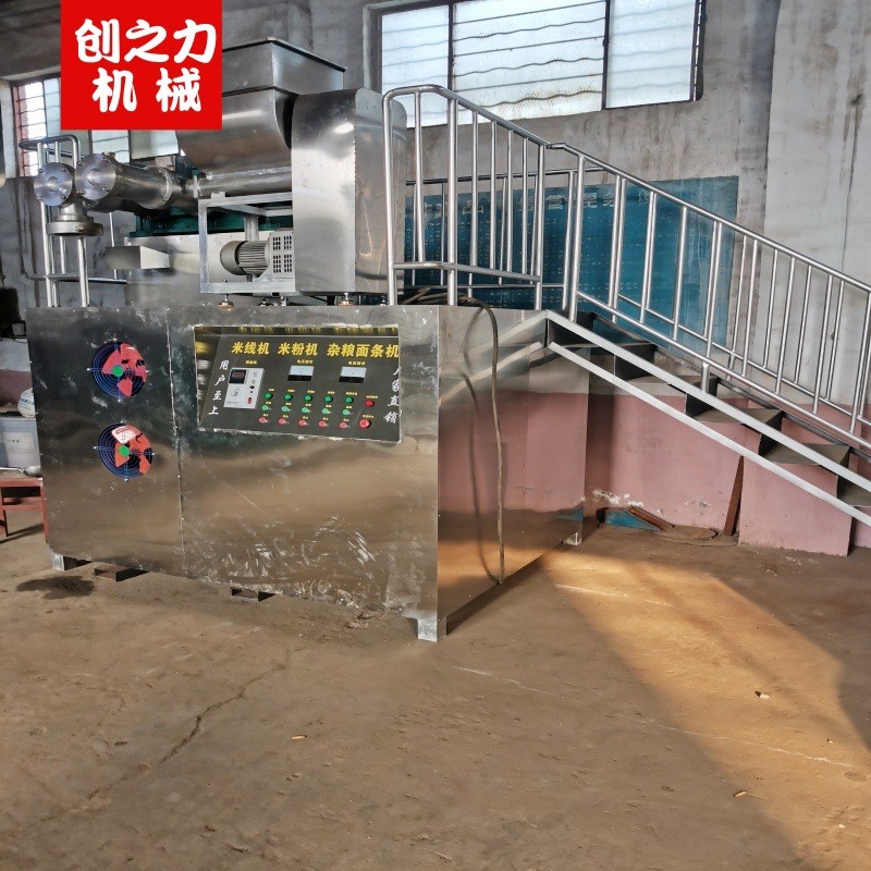 小型自熟年糕机 商用打粉制作鲜榨米粉机 云南米线机 宽粉河粉机图2