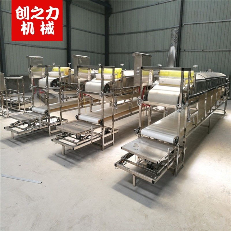 仿手工粉皮加工机器 仿手工自熟红薯粉皮机 燃气粉皮机厂家图2