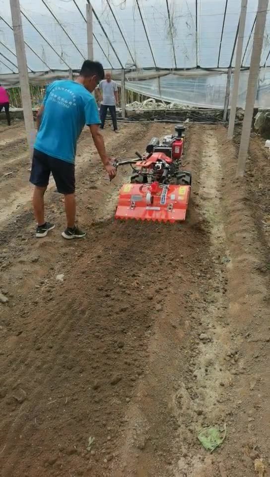 【定制】旋耕机 四驱旋耕机 多功能四驱手扶旋耕机图3