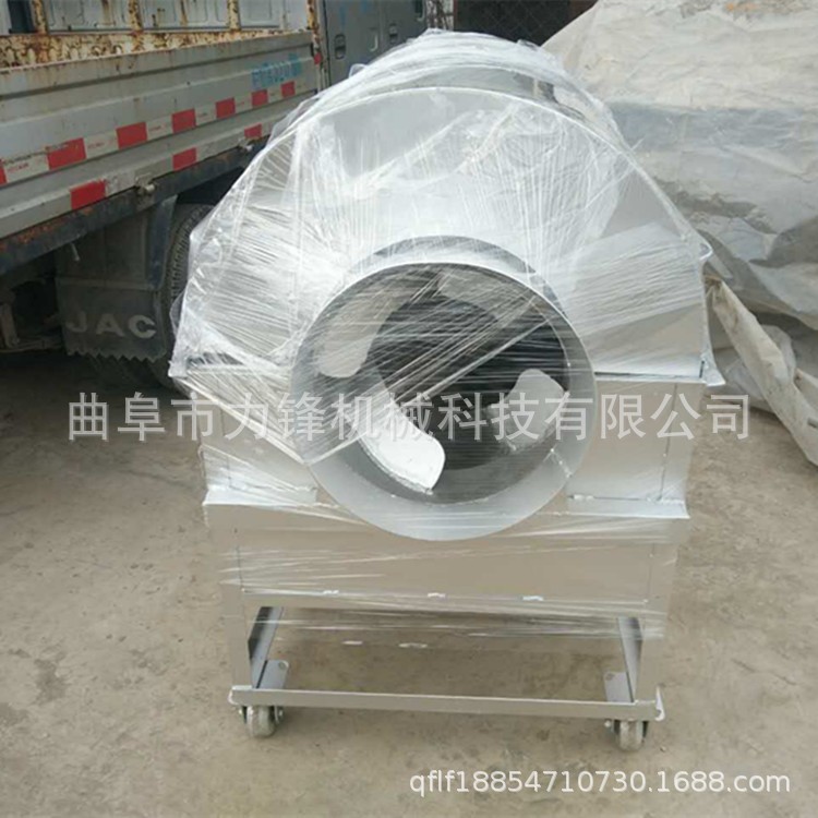 小型滚筒炒货机 煤燃气多功能炒货机 滚筒板栗炒货机厂家图4