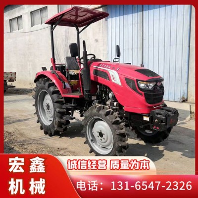 宏鑫2022新款现货四缸大马力国三电喷四缸拖拉机 904泰山耕地机