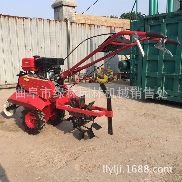 新型多功能微耕机小型田园管理机 农用开沟微耕机 耕地翻土机图2