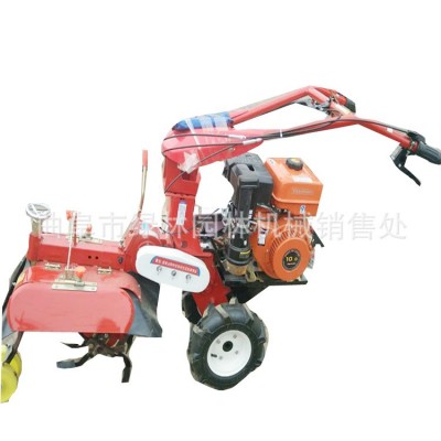 新型多功能微耕机小型田园管理机 农用开沟微耕机 耕地翻土机