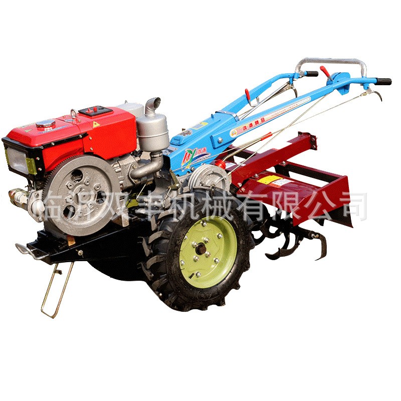 厂家供应农用拖拉机 12马力电启动 手摇启动手扶拖拉机及陪套农具图5