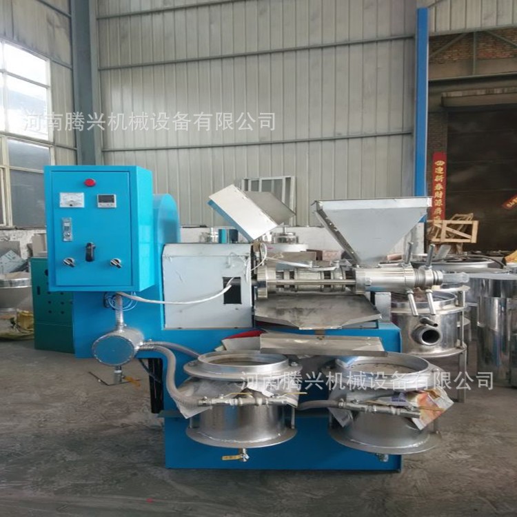 新型冷热两用花生榨油机 棉籽榨油机 大豆菜籽螺旋榨油机产品三包图4