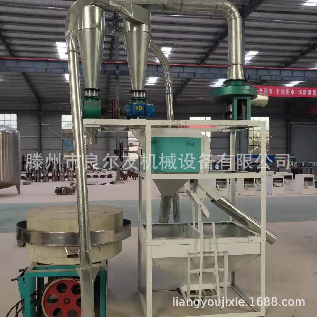 厂家生产全自动石磨面粉机 电动石磨机组 小麦面粉加工成套设备图2