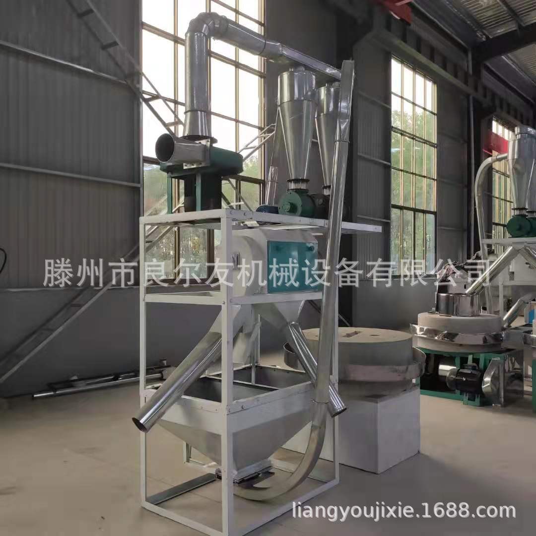 厂家生产全自动石磨面粉机 电动石磨机组 小麦面粉加工成套设备图4