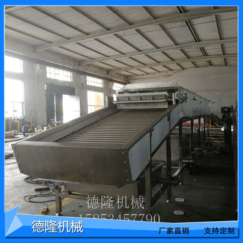 水果滚杠高压喷淋清洁机红薯马铃薯毛刷清洗机鲜玉米毛辊清洗设备图4