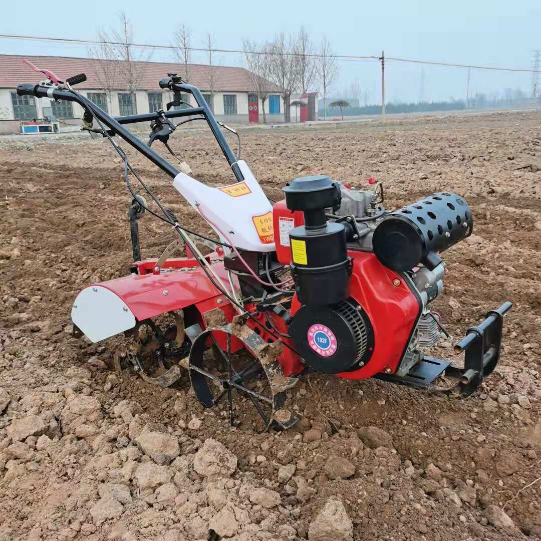多功能四驱微耕机自走式旋耕机汽柴油小型农用开沟除草耕地农耕机图5