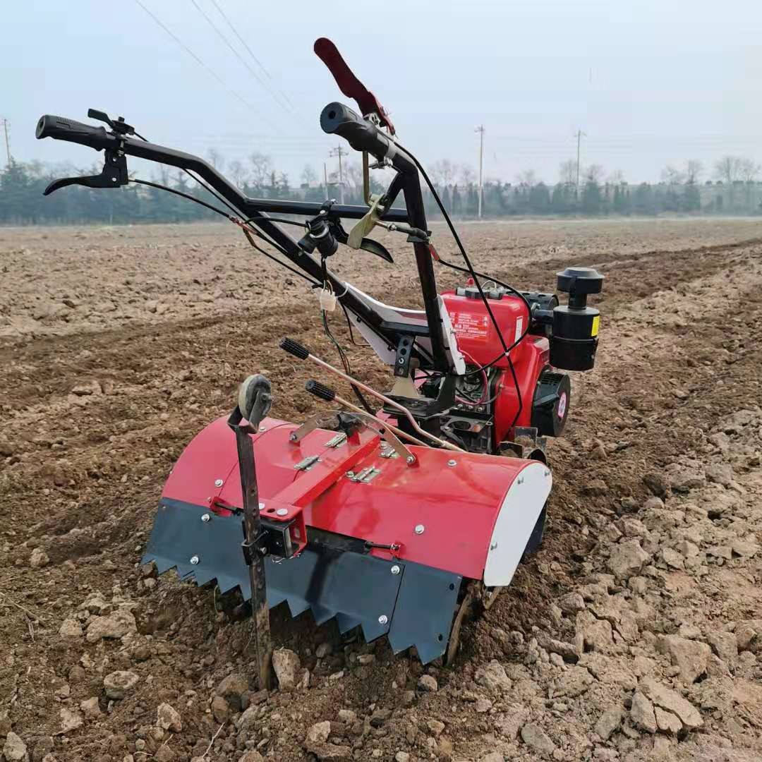多功能四驱微耕机自走式旋耕机汽柴油小型农用开沟除草耕地农耕机图4