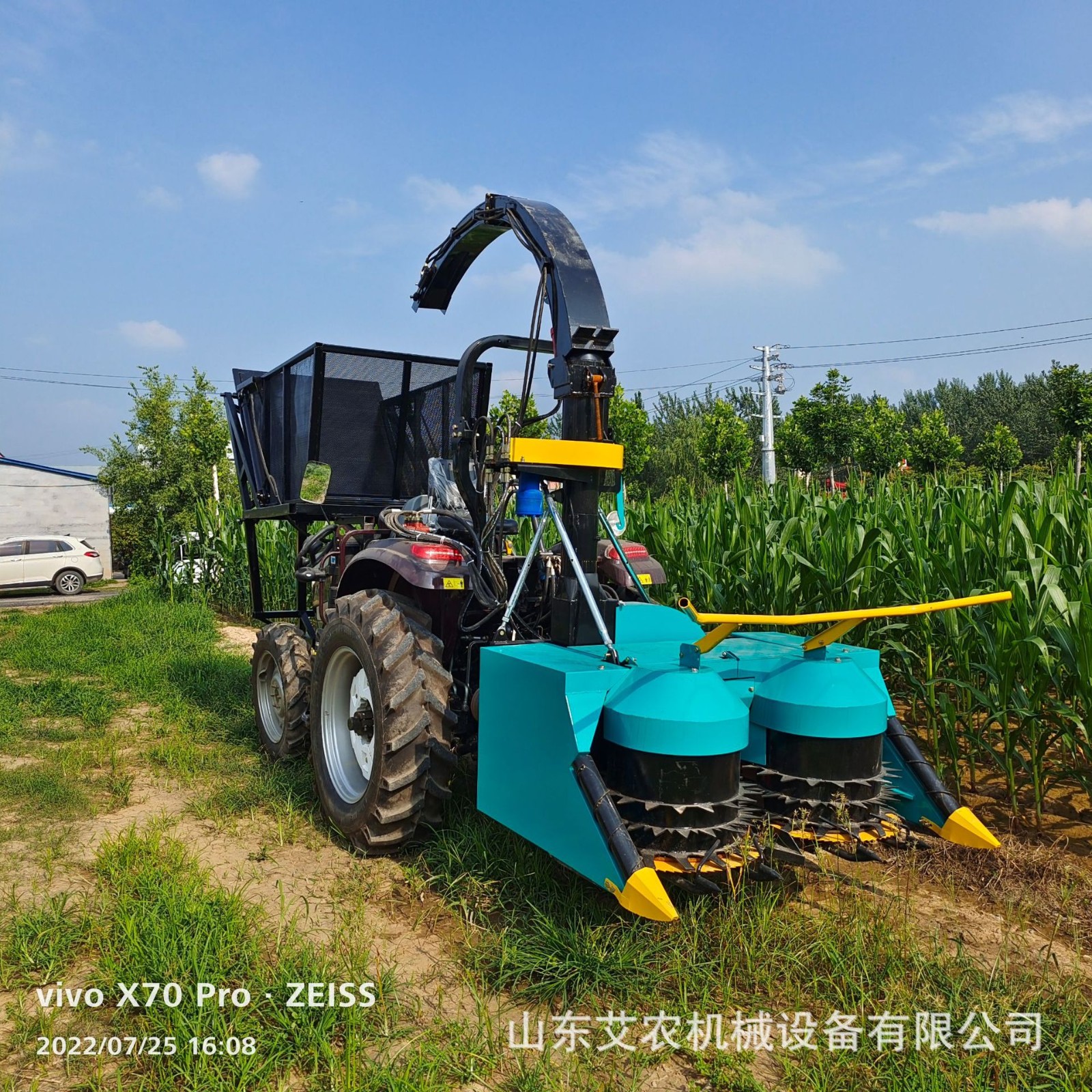 自走式牧草收割机双转式割台秸秆青储机轮式秸秆牧草收割青储机图4