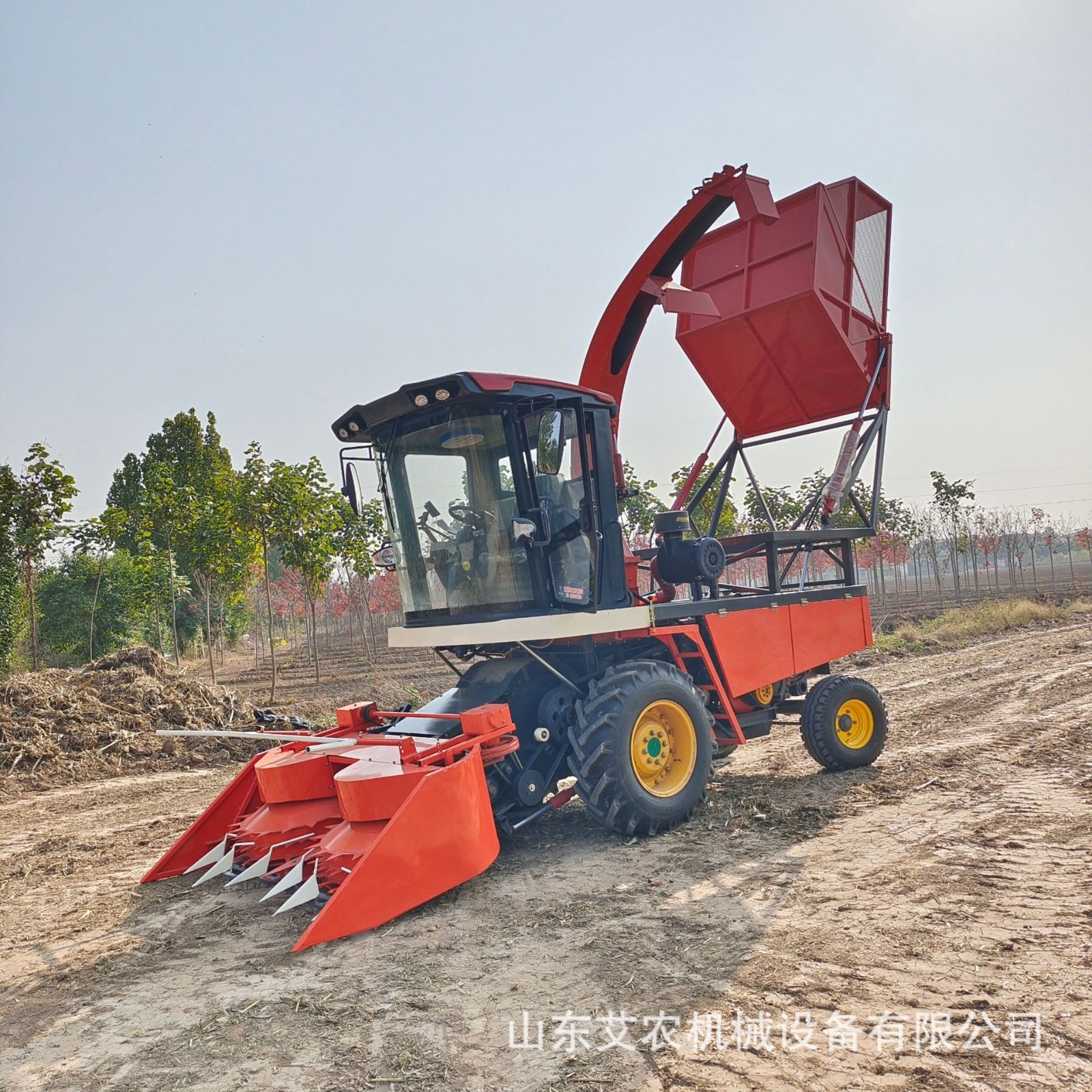 全新175马力轮式青储机大型轮式青储机全国联保青储饲料收割机图5