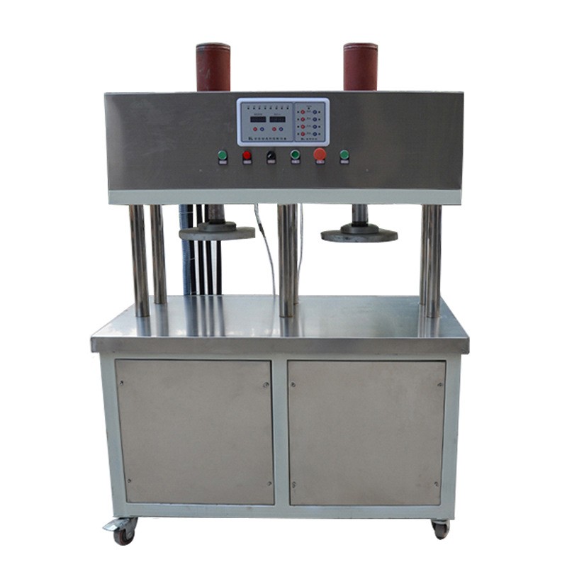 全自动双杠茶叶压饼机 普洱黑茶红茶白茶成型机 茶饼成套液压机械图5