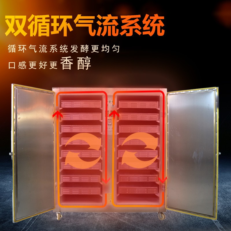 红茶发酵机全不锈钢16层32盘智能恒温制作红茶发酵设备茶叶机械图2