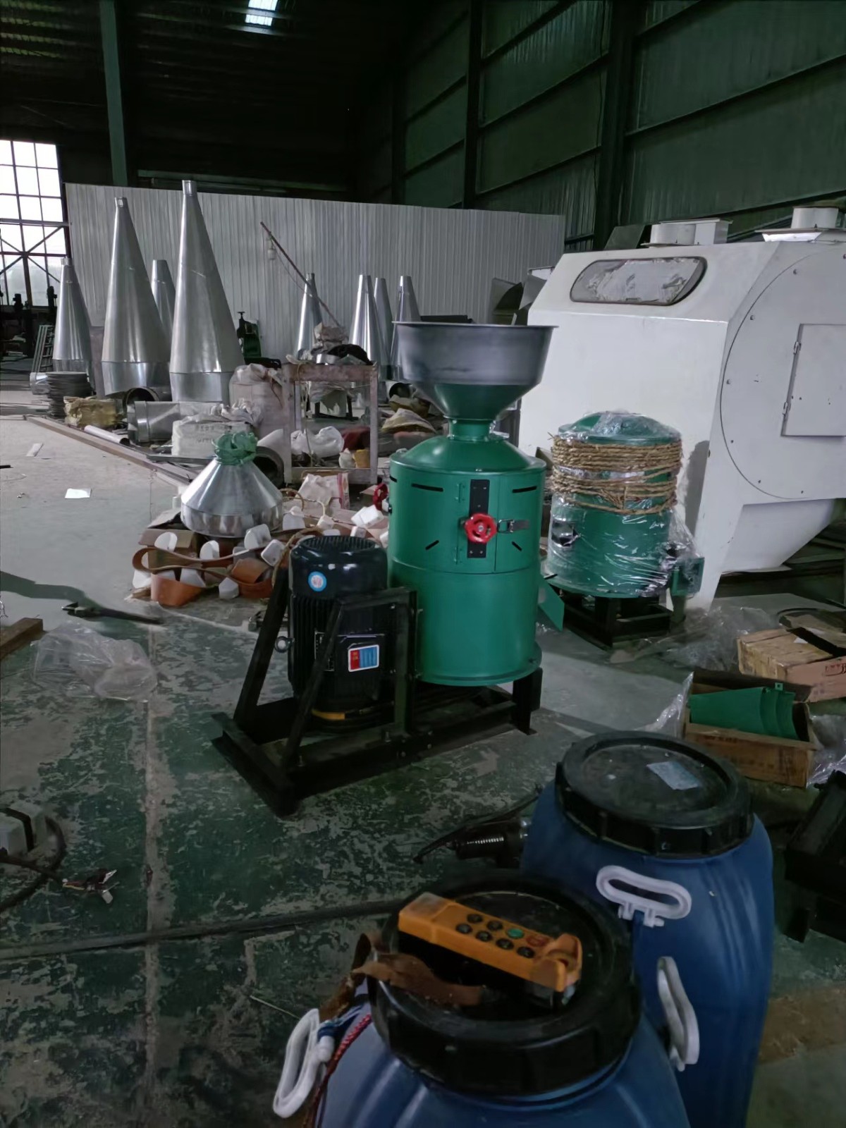 立式砂辊碾米机价格 330水稻脱壳碾米机图片 450大型碾米机-配件图4