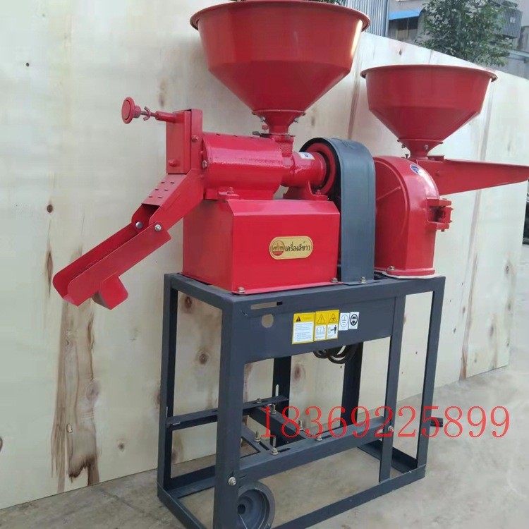 新型碾米机家用小型220v 大米打面稻谷脱壳剥谷机图3