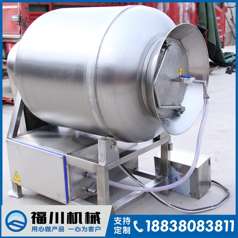 厂家销售大小型真空滚揉机商用肉类咸菜腌制快速入味搅拌加工设备图3