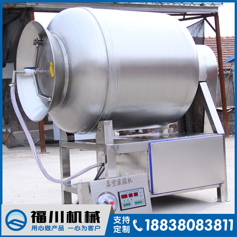 厂家销售大小型真空滚揉机商用肉类咸菜腌制快速入味搅拌加工设备图5