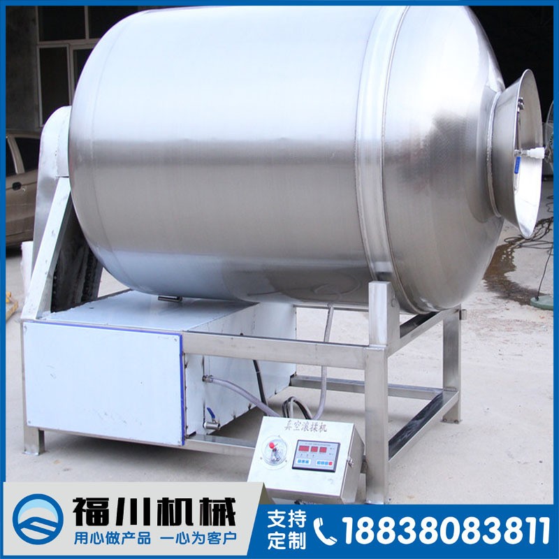 厂家销售大小型真空滚揉机商用肉类咸菜腌制快速入味搅拌加工设备图4