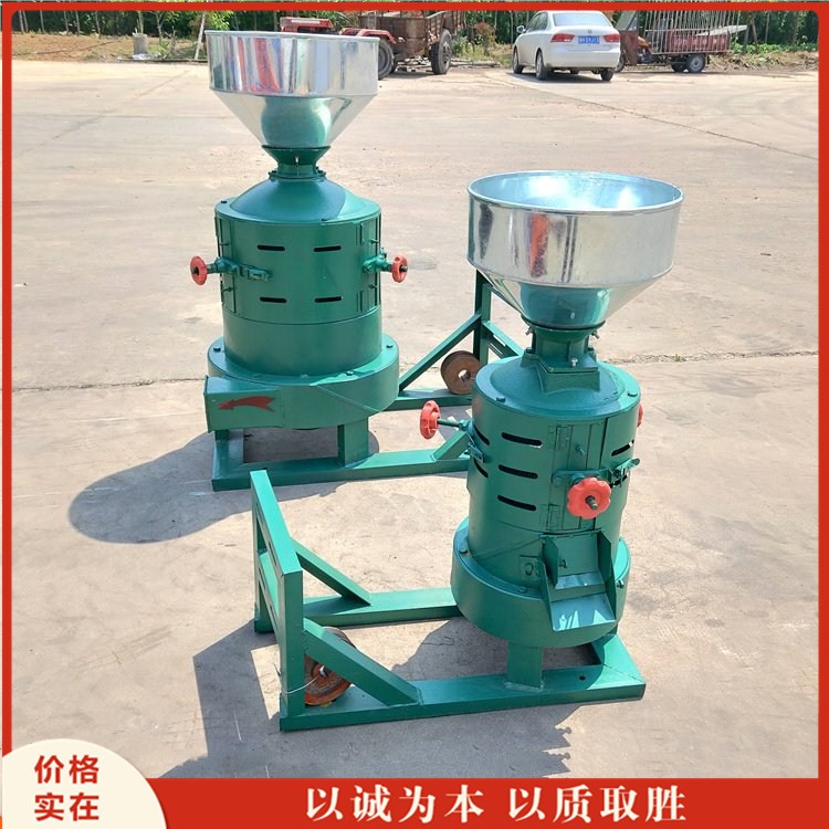 小麦黄豆脱皮机 组合式水稻谷子碾米机 青麦仁脱壳机浩鹏机械图3