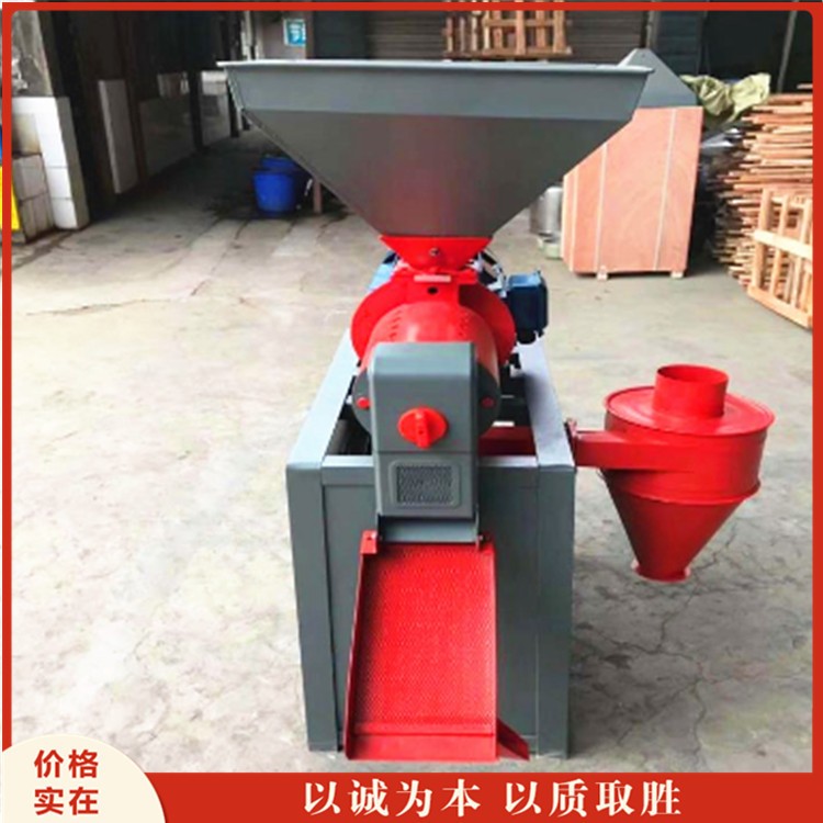 小麦黄豆脱皮机 组合式水稻谷子碾米机 青麦仁脱壳机浩鹏机械图5