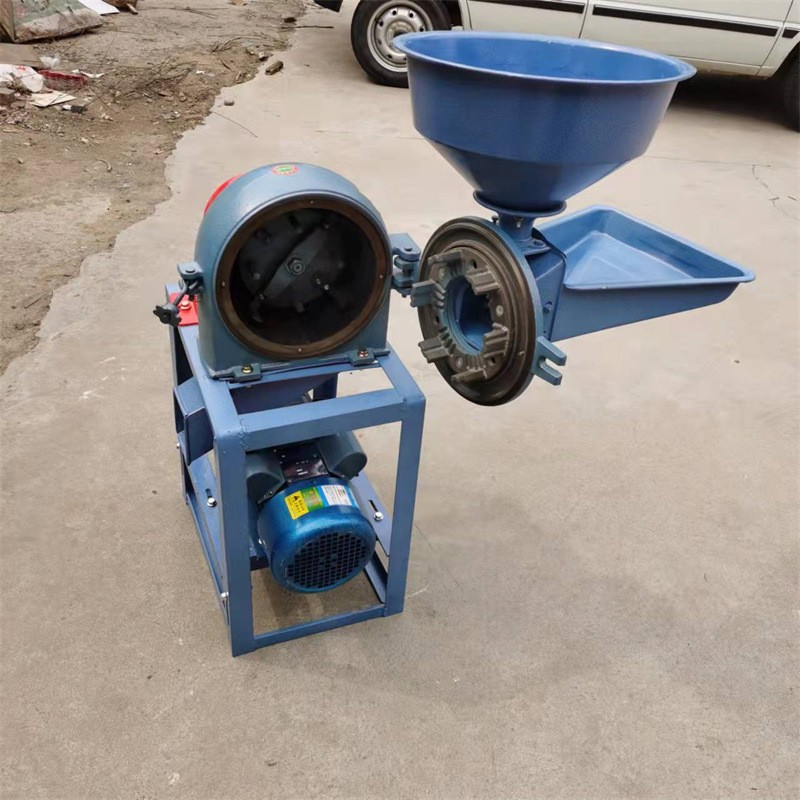 家用商用磨面机 小型两相电粮食粉碎机 小麦玉米杂粮磨面机图4