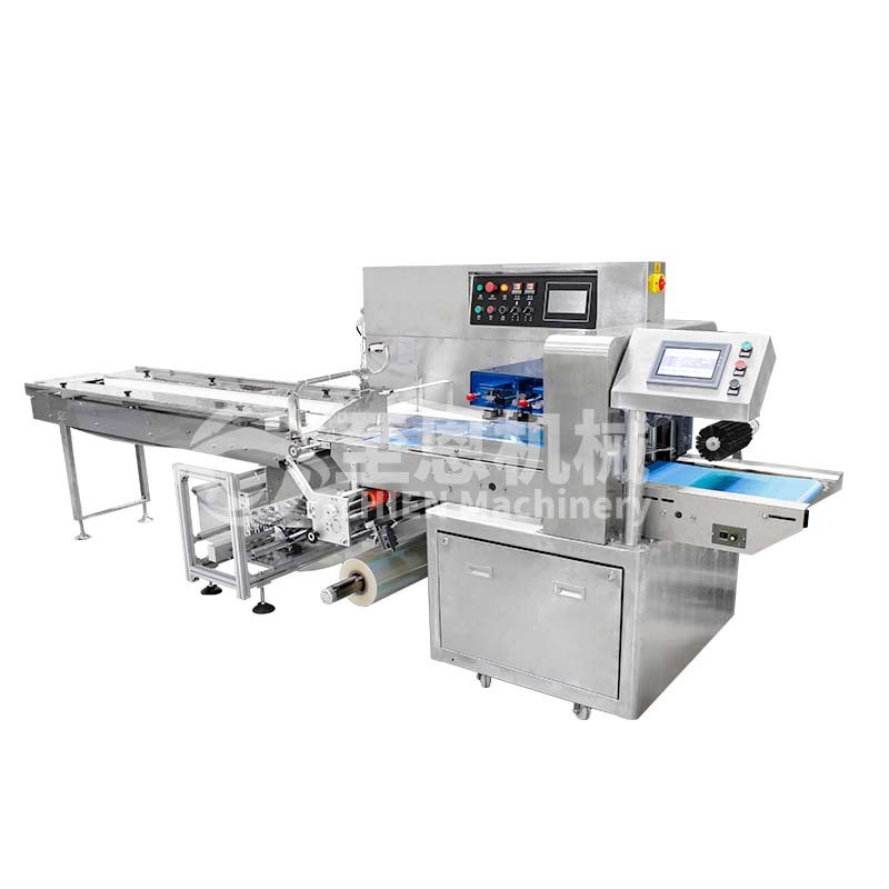 全自动多功能枕式包装机 蔬菜河粉水果面包食品枕式自动包 装机图4