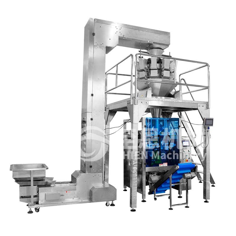 冷冻食品称重包装机 薯条芋圆丸子汤圆袋装饺子火锅食材包装机图5