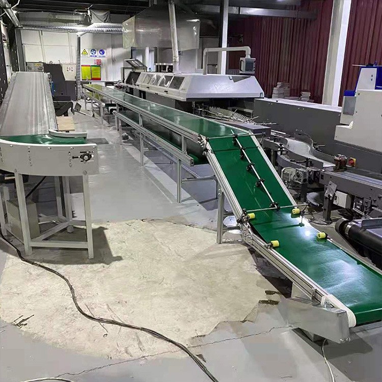 爬坡输送机 装车流水线折叠移动式传送带 防滑散装粮食皮带输送机图5