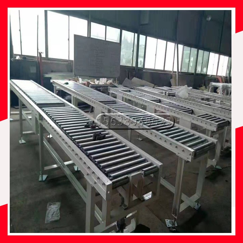 动力滚筒输送机 不锈钢滚筒流水线 滚筒式转弯机图3