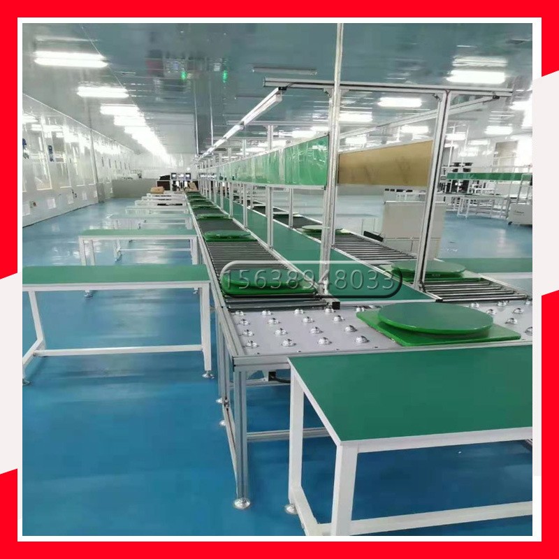 定制万向轮滚筒线 牛眼万向台生产线 无动力滚筒输送线图3