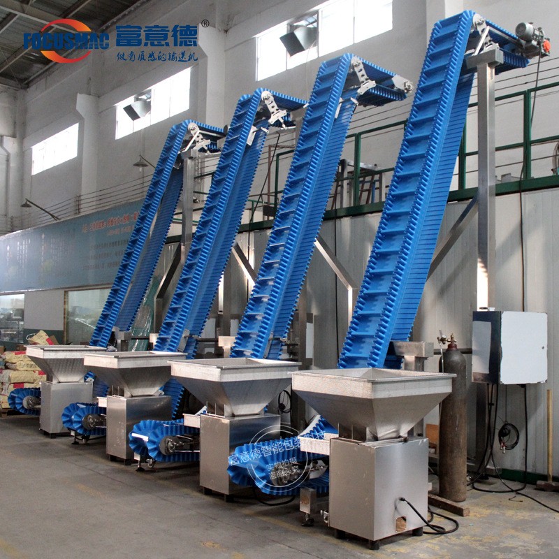 厂家输送机咖啡豆食品颗粒自动上料防霉耐污易洁净倾角皮带输送机图2