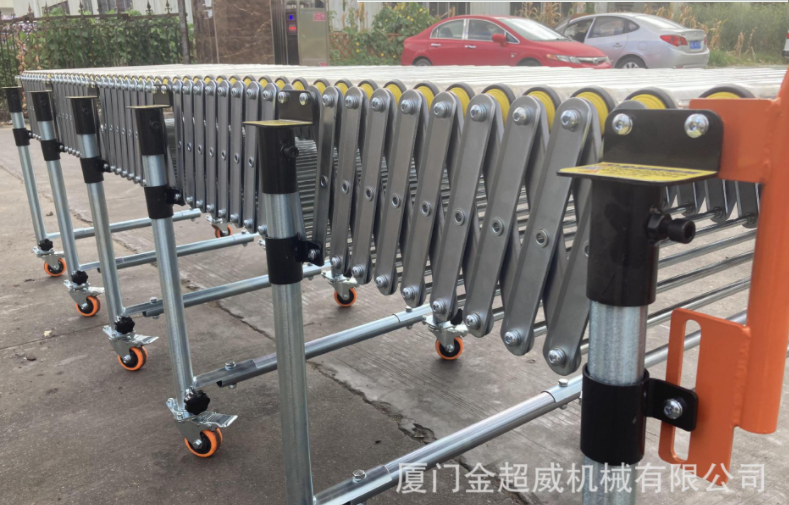 无动力滚筒伸缩线装车卸货滑梯搬运神器滚筒输送机货物卸货神器图2