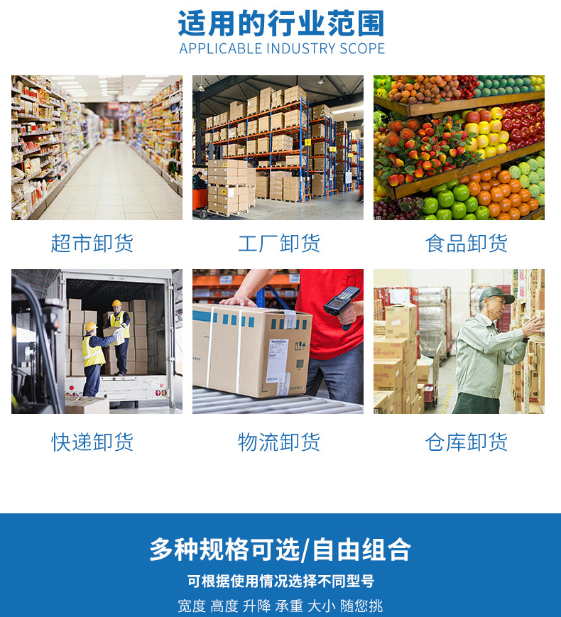 金超威伸缩线产品系列适用行业场景