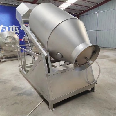 兔肉全自动呼吸式巨型真空搅拌腌制机 智能倾斜式出料滚揉机