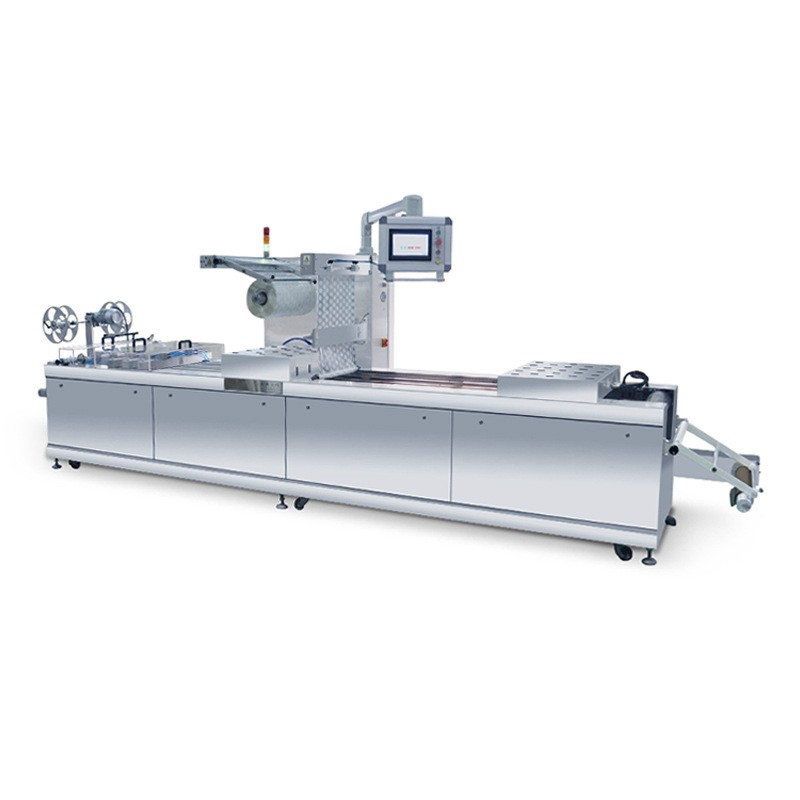 华泽全自动速冻食品拉伸膜真空包装机 火锅肥牛羊肉卷真空包装机图3